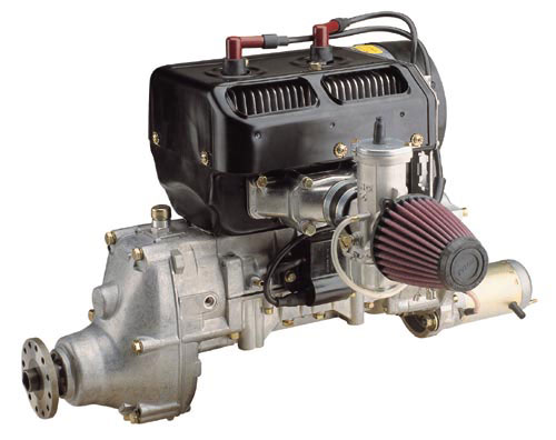 Двигатель Rotax-447 с электростартером